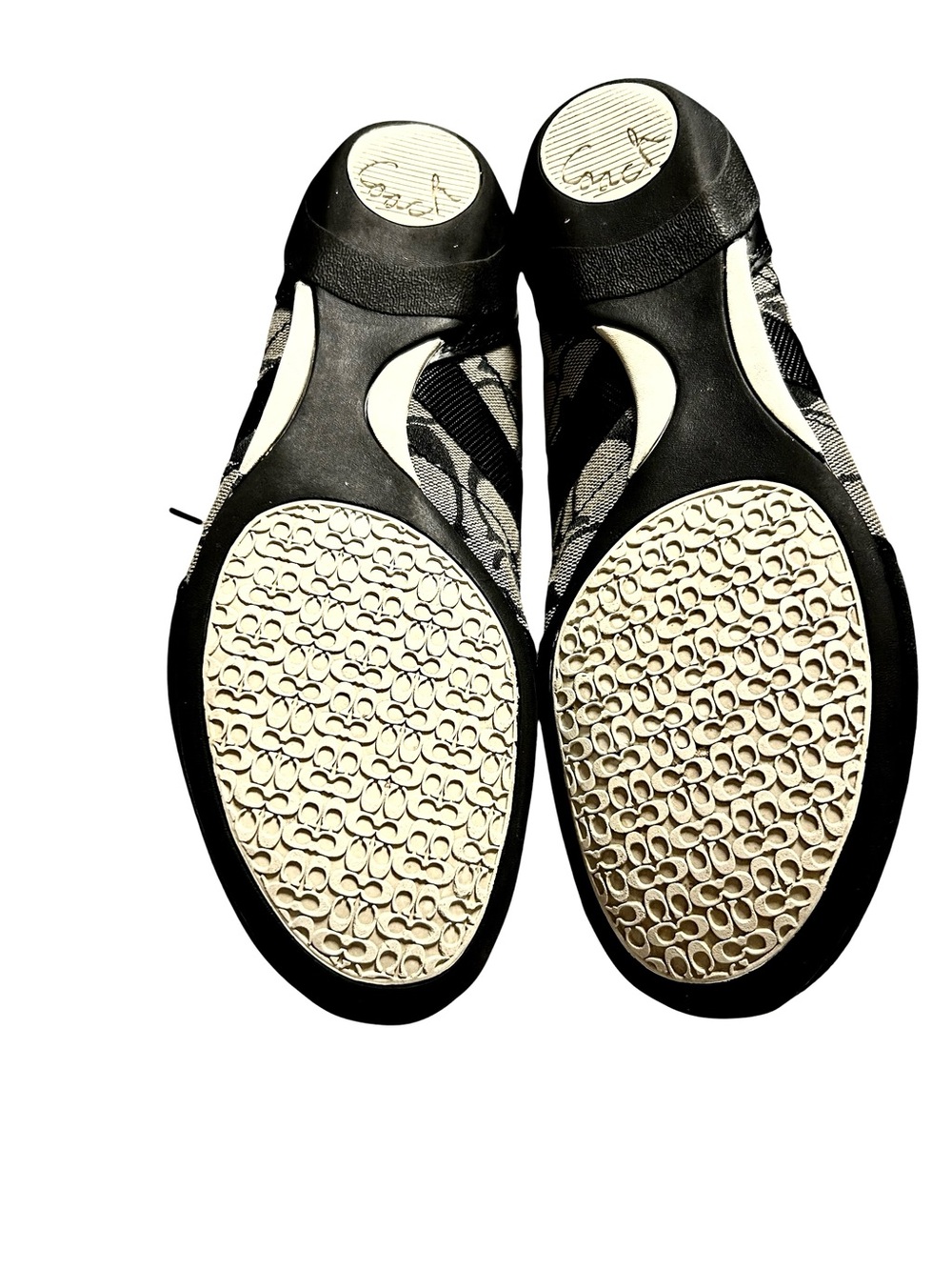 Coach Joss Q293 Signature Tennis Sneakers in Black/Gray, Women's Size 7.5. Y2K - Picture 7 of 9